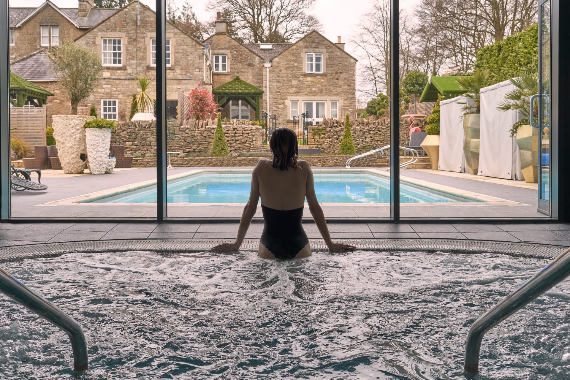 Homewood Hotel & Spa woman in spa pool